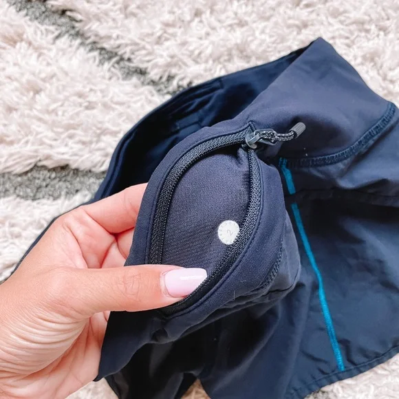 Lululemon Navy Athletic Shorts!! - Picture 3 of 7